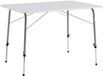 Bo-Camp Table de camping - Réglable en hauteur - 100x70 cm - Gris