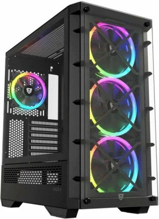 Nfortec Draco - ATX Semi-toren - Zwart - 5.705 kg - 8435443721878