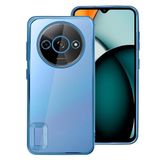 Cool Beschermhoes voor Xiaomi, Redmi A3, metalen rand, blauw