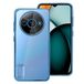 Cool Beschermhoes voor Xiaomi, Redmi A3, metalen rand, blauw