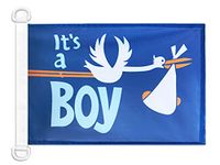 AZ FLAG Bootvlag Het is een jongen 45x30 cm