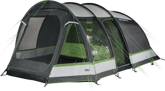 High Peak Bozen 5.0 Tent, light grey/dark grey/green