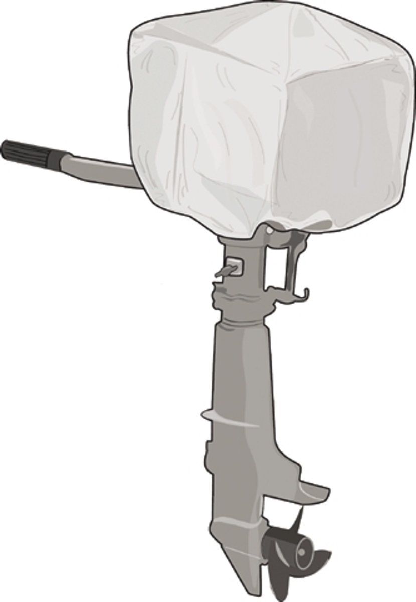 Trem Covy Line L Buitenboordmotorhoes model Outboard Geschikt voor 70 - 150 PK buitenboordmotor 73 x 40 x 65 cm LxBxH