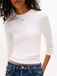 Tommy Jeans Dames Lange Mouwen Shirt Katoenmix Wit M