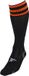 Precision Chaussettes de football Pro Junior Nylon Noir/orange Taille 30-34