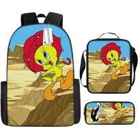 Rugzak SZSMART MODEL de Driedelige Looney Tunes rugzakset