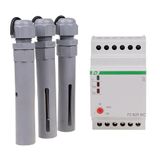 Niveaurelais voor regenwater, dubbele status met gevoeligheidsregeling voor regenwater, 2 x 16 A, IP20, montage: op een 35 mm rail, PZ-829RC-WD/FIF