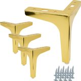Anker Meubelpoten set - Doré, hauteur 15 cm