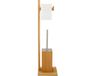 MSV Toiletborstel met Houder en Toiletpapierhouder – WC Combinatie Set met WC Borstel en Rolhouder – Hygiënisch en Compact