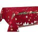 Le linge de Jules Tafelkleed, polyester, rood, rechthoekig 150 x 300 cm