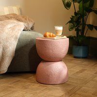 MGO Bijzettafel diabolo - oud roze met spikkel