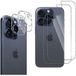 Phonillico® iPhone 15 PRO MAX Gehard Glas Achterkant en Camera Bescherming [2 Stuks]