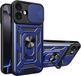 Techsuit Hoesje geschikt voor Apple iPhone 17 - Camshield Back Cover - Blauw
