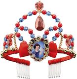 Disguise Disney Snow White Tiara/Kroon Kinderen - Rood/Blauw