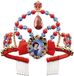 Disguise Disney Snow White Tiara/Kroon Kinderen - Rood/Blauw
