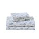 Laura Ashley Kingsize lakenset, katoenen flanellen beddengoed, geborsteld voor extra zachtheid en comfort, blauw, (Audrey Blue)