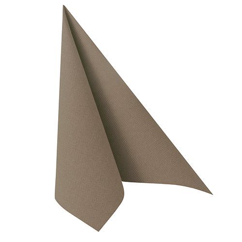 Papstar 10822 Servetten - 40x40cm - Grijs - 50 stuks