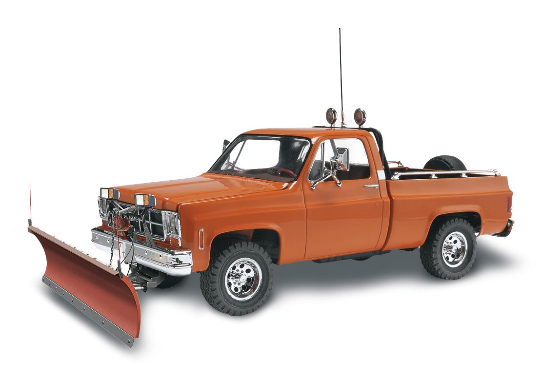Revell GMC Pickup w/ Snow Plow - 96.17222 - Bruin - 12 jaar