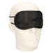 Merkloos / Sans marque Wellness 2x Slaap Ontspanning Oogmasker - Zwart - 18 cm