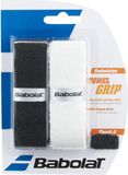 Babolat Towel Grip / Badstof Grip - Wit / Zwart - 2 stuks