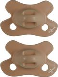 Difrax Difrax fopspeen natural - newborn - lichtbruin - 2 stuks