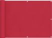 vidaXL Balkonscherm 75 x 300 cm Oxford Stof Rechthoekig Bordeauxrood