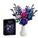 COIL blocs, bouquet de fleurs avec roses violettes, jouet de construction, blocs de construction compatibles, à partir de 6 ans, 759 pièces