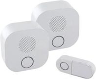 Draadloze DiO Draadloze deurbel met signaallamp (2 bellen)