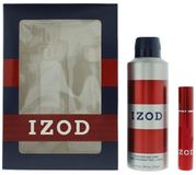 Izod Red 2 Piece Gift Set: Eau De Toilette 15ml - Body Spray 200ml