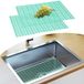 Tapis de protection pour évier en céramique - Lot de 2, 40 x 30 cm, vert clair
