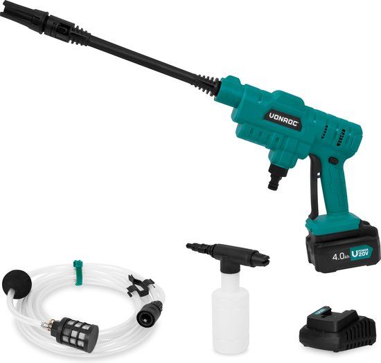 VONROC Accu drukreiniger 20V – 24bar – 198 l/h