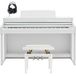 G4M Sonori Low Top Digital Piano Satin White Custom Bundle
