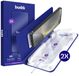 Buddi 2-Pack Protecteur d'écran Convient pour Samsung Galaxy S24 Plus / S25 Plus - Verre trempé Easy Fit avec plateau d'installation