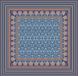 Bassetti MIRA tafelkleed van 100% katoen, keperstof in de kleur blauw B1, afmetingen: 110x110 cm