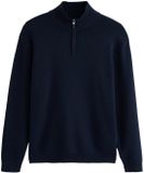 Next Heren Trui met kwartrits Navy Blauw