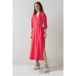 LK Bennett Robe midi Caprii Rouge