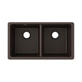 Elkay Elkay ELGU3322MC0 Gourmet Quartz Klassieke Ondermontage Spoelbak, Mokka