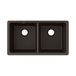 Elkay Elkay ELGU3322MC0 Gourmet Quartz Klassieke Ondermontage Spoelbak, Mokka
