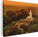 Artaza Canvas Tableau Statue de Bouddha - 80x60 cm - Impression sur toile