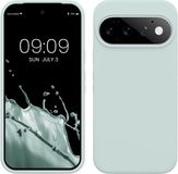 kwmobile telefoonhoesje geschikt voor Google Pixel 11 / Pixel 11 Pro - Hoesje met siliconen coating - Smartphone case in cool mint