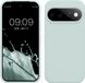 kwmobile telefoonhoesje geschikt voor Google Pixel 11 / Pixel 11 Pro - Hoesje met siliconen coating - Smartphone case in cool mint