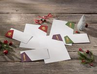 Sigel Knutselpapierset 'Cut-out style' met Kerstmotieven, A4-formaat