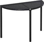 Outsunny Balkontisch Beistelltisch Rattantisch Polyrattan Gartentisch Gartenmöbel