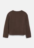 s.Oliver Sweatshirt donkerbruin