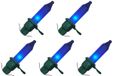 OE Lightning Reserve Kerstlampjes - 5 stuks - Groene Insteek Fitting - 2.5V/0.425W - Blauw Licht