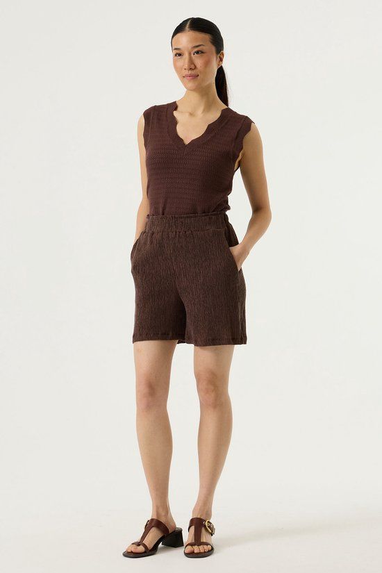Garcia Dames Effen Shorts Bruin