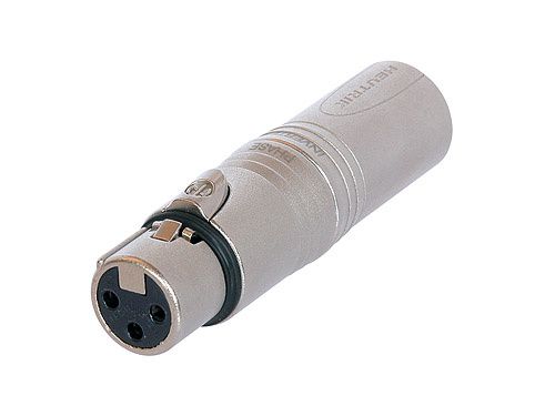 Neutrik NA3FM - XLR Male Connector - Grijs
