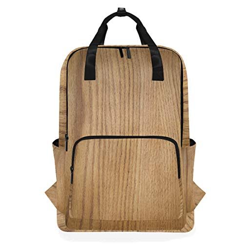 MONTOJ Travel Rugzak Houten Textuur Patroon School Rugzak - 5712279517244