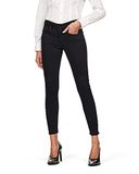 G-STAR RAW Femme Jeans Arc 3D Mid taille Skinny, Noir (Pitch Black B964-a810)., 23W / 30L