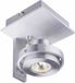 Artdelight Spot Meist 1 lichts aluminium